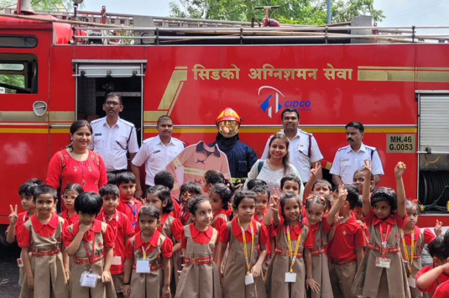 Fire Station Visit - Radcliffe Group of Schools, Kharghar