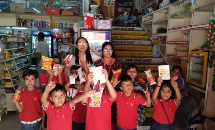 Radcliffe World Academy, Bengaluru organised a field trip to the Maximart supermarket