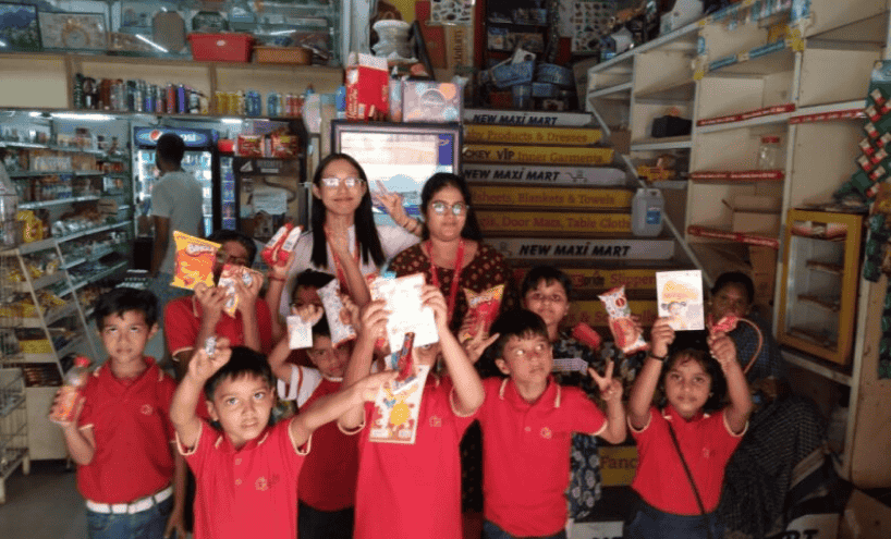 Radcliffe World Academy, Bengaluru organised a field trip to the Maximart supermarket