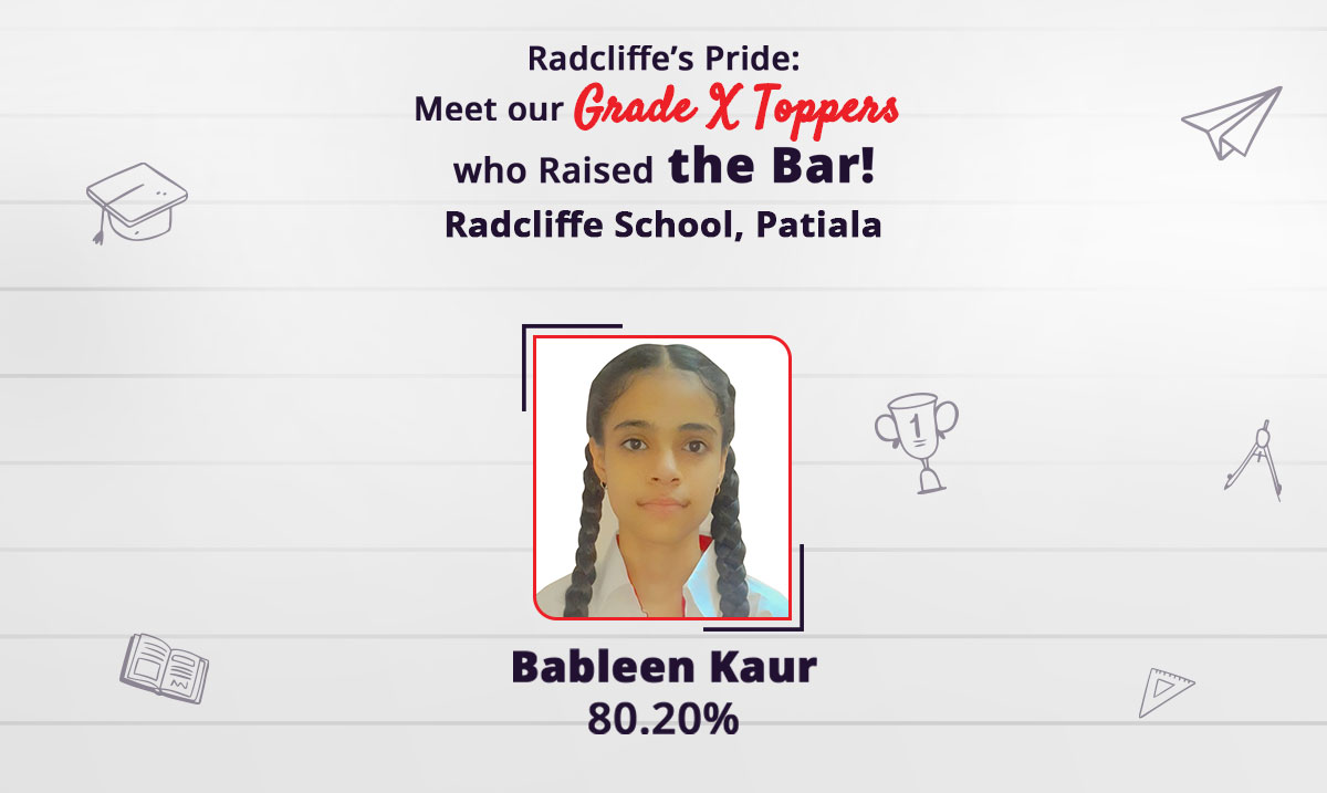 Radcliffe School Patiala CBSE Grade 10 Toppers Set New Standards
