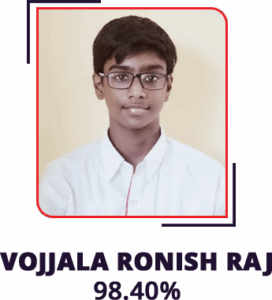 Vojjala Ronish Raj: Radcliffe School Grade 10 Pan India Topper