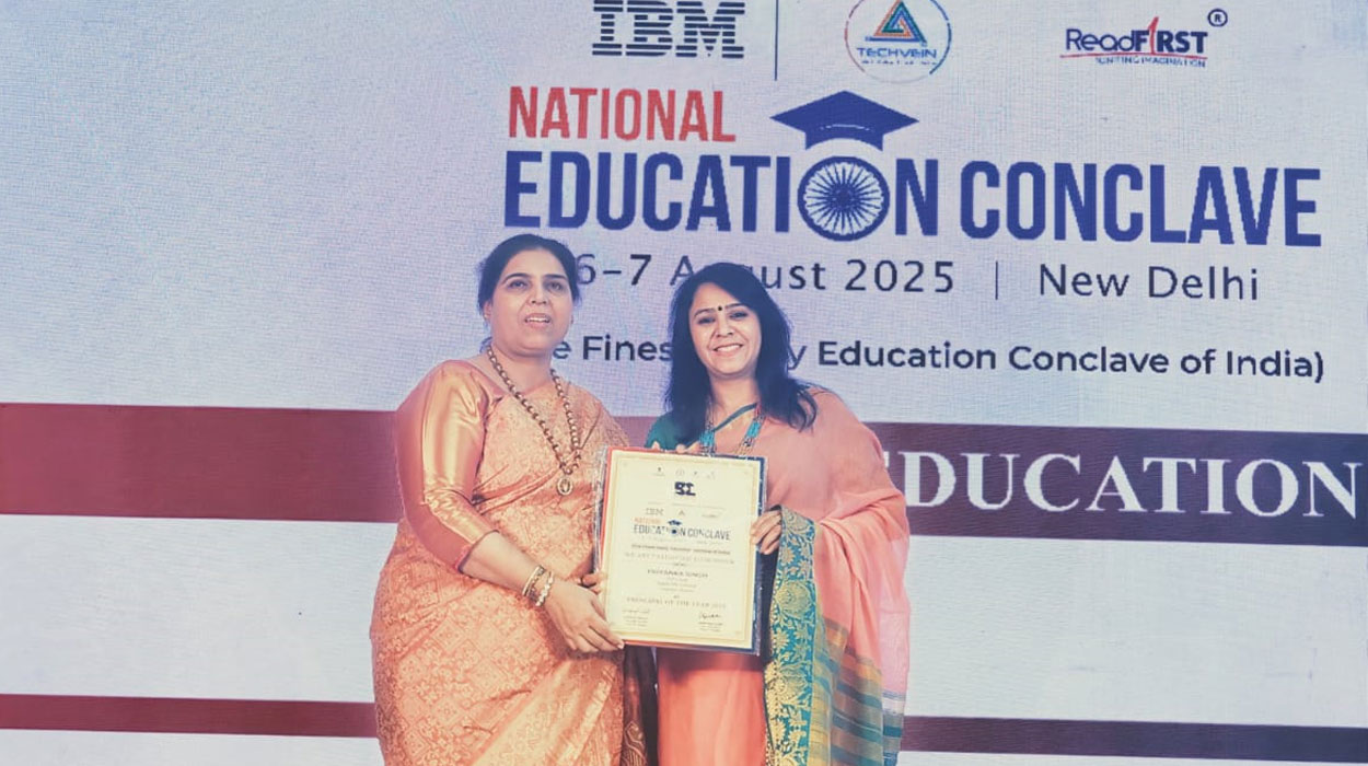 Principal of the Year 2025 Award: A Proud Moment for Radcliffe School, Greater Noida