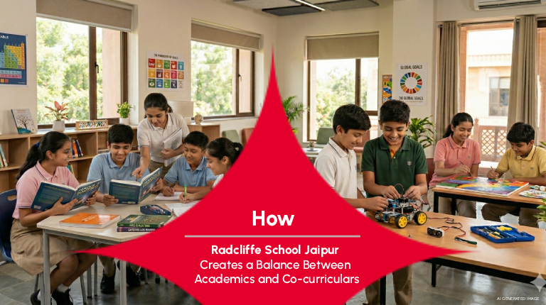 Radcliffe School Jaipur balancing academics and co-curricular activities
