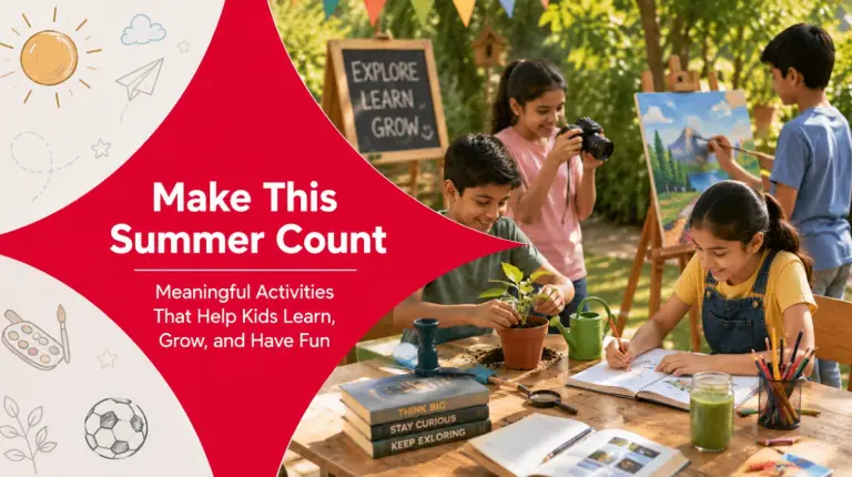 Children enjoying creative summer learning activities at Radcliffe School