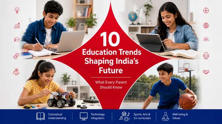 Students learning future-ready skills through modern education in India