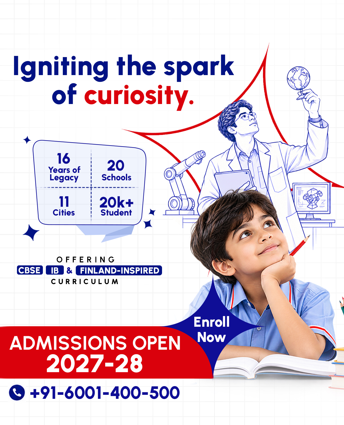 Radcliffe School Admission Open AY 2027-28